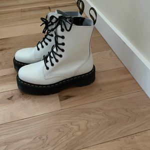 White Jadon Dr. martens size 7